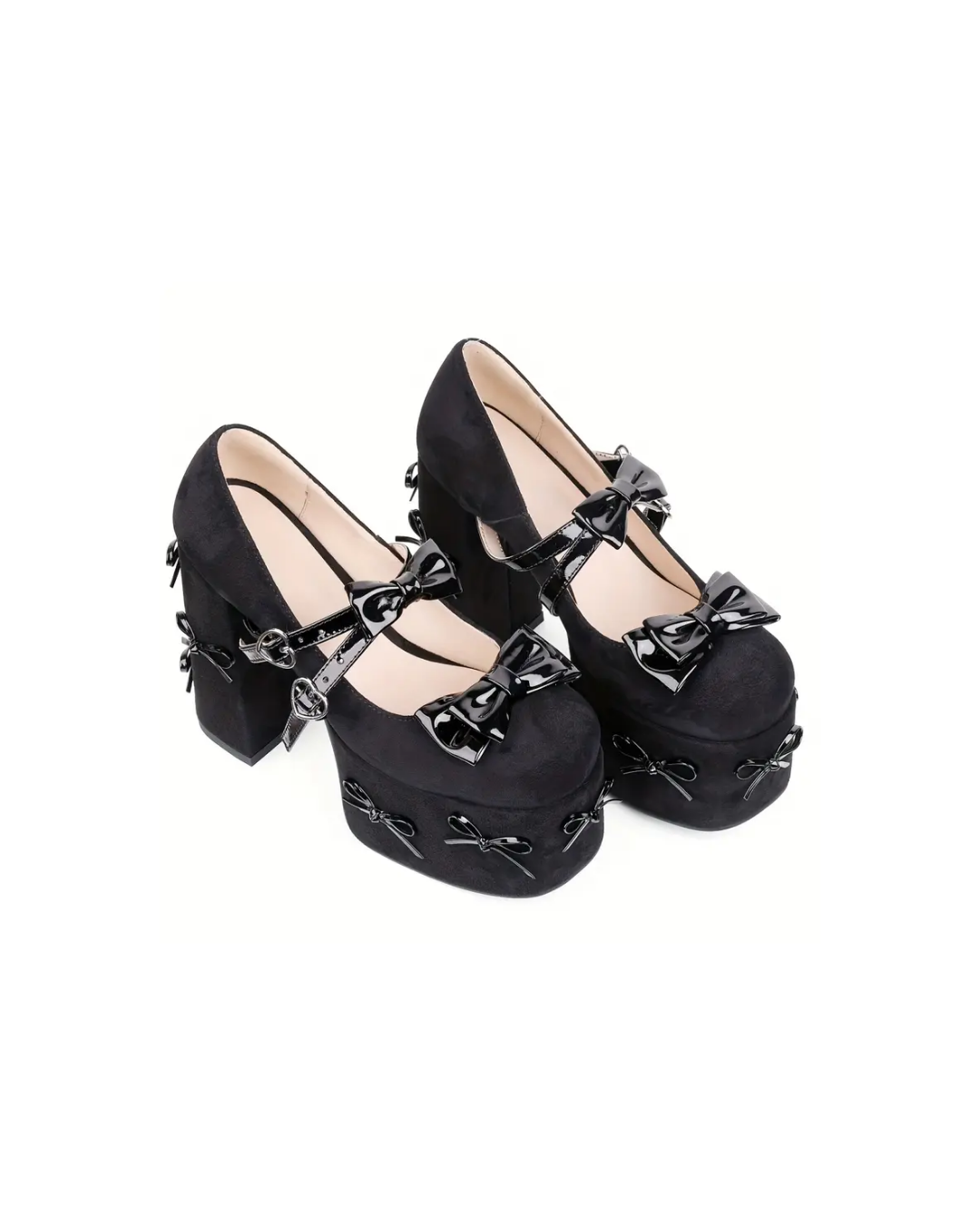 Twin Heartstruck Platform Heels